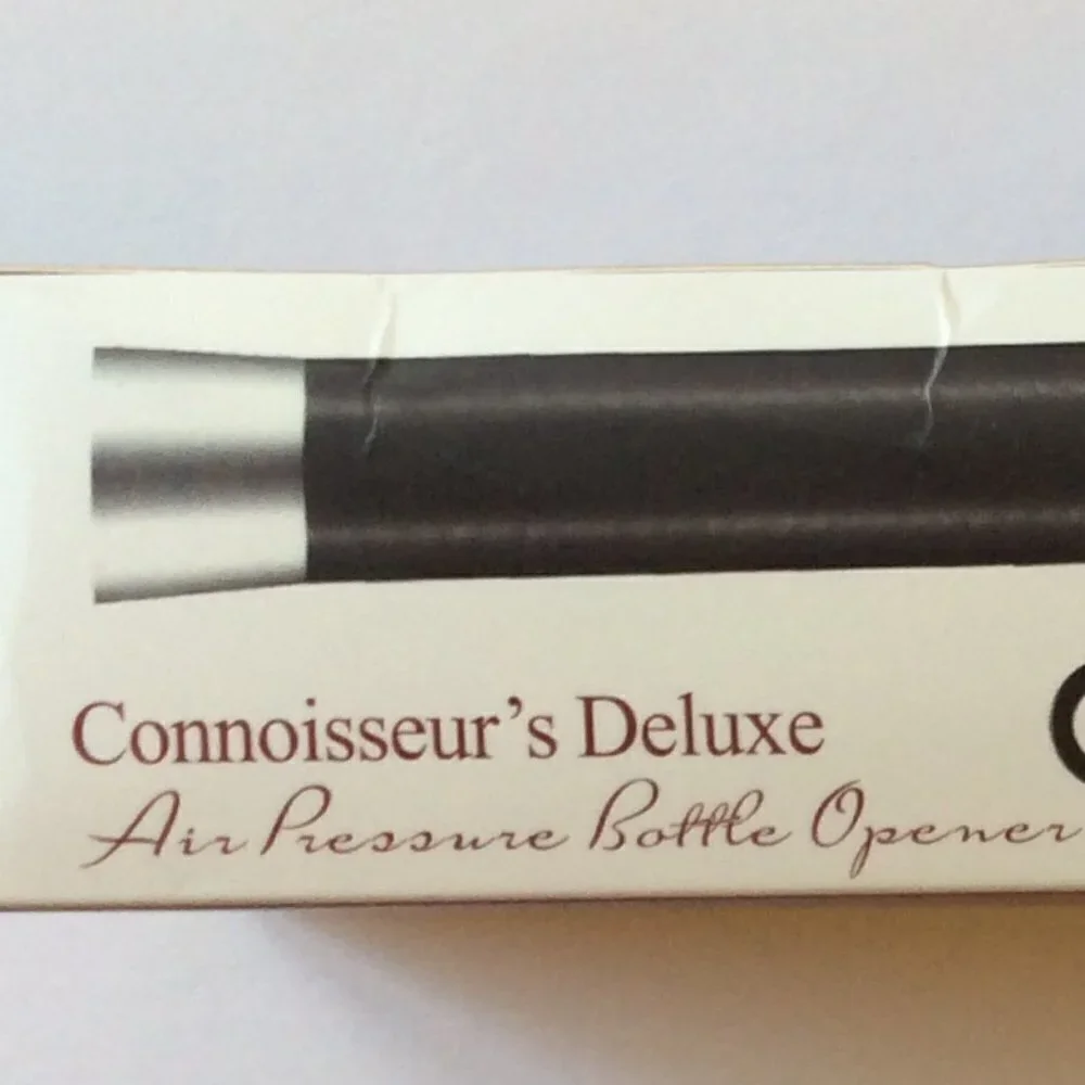 CONNOISSEURS DELUXE AIR PRESSURE BOTTLE OPENER